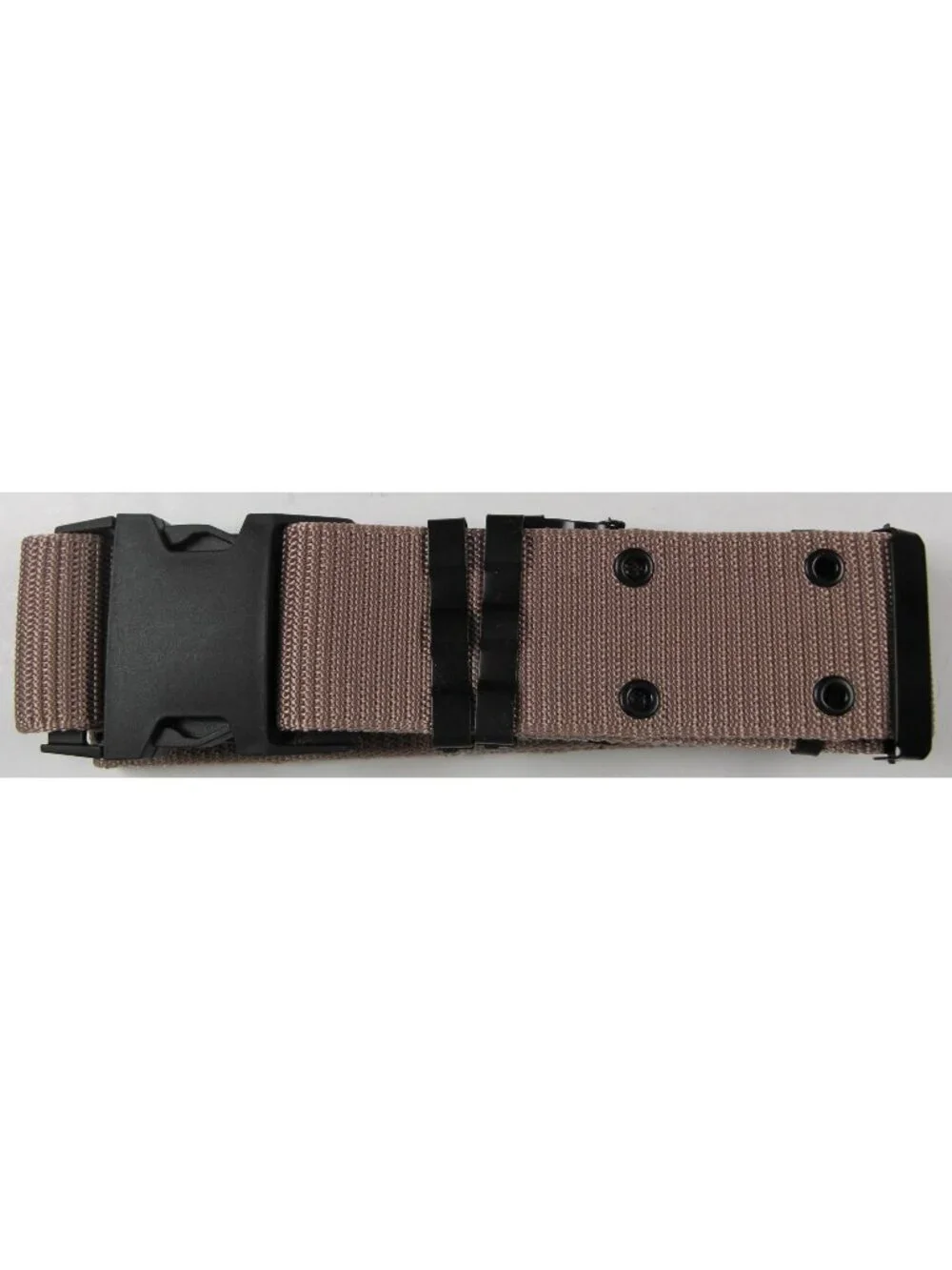 Pistol Belt Military Style Tactical Quick Release Pistol Web Belt Tan
